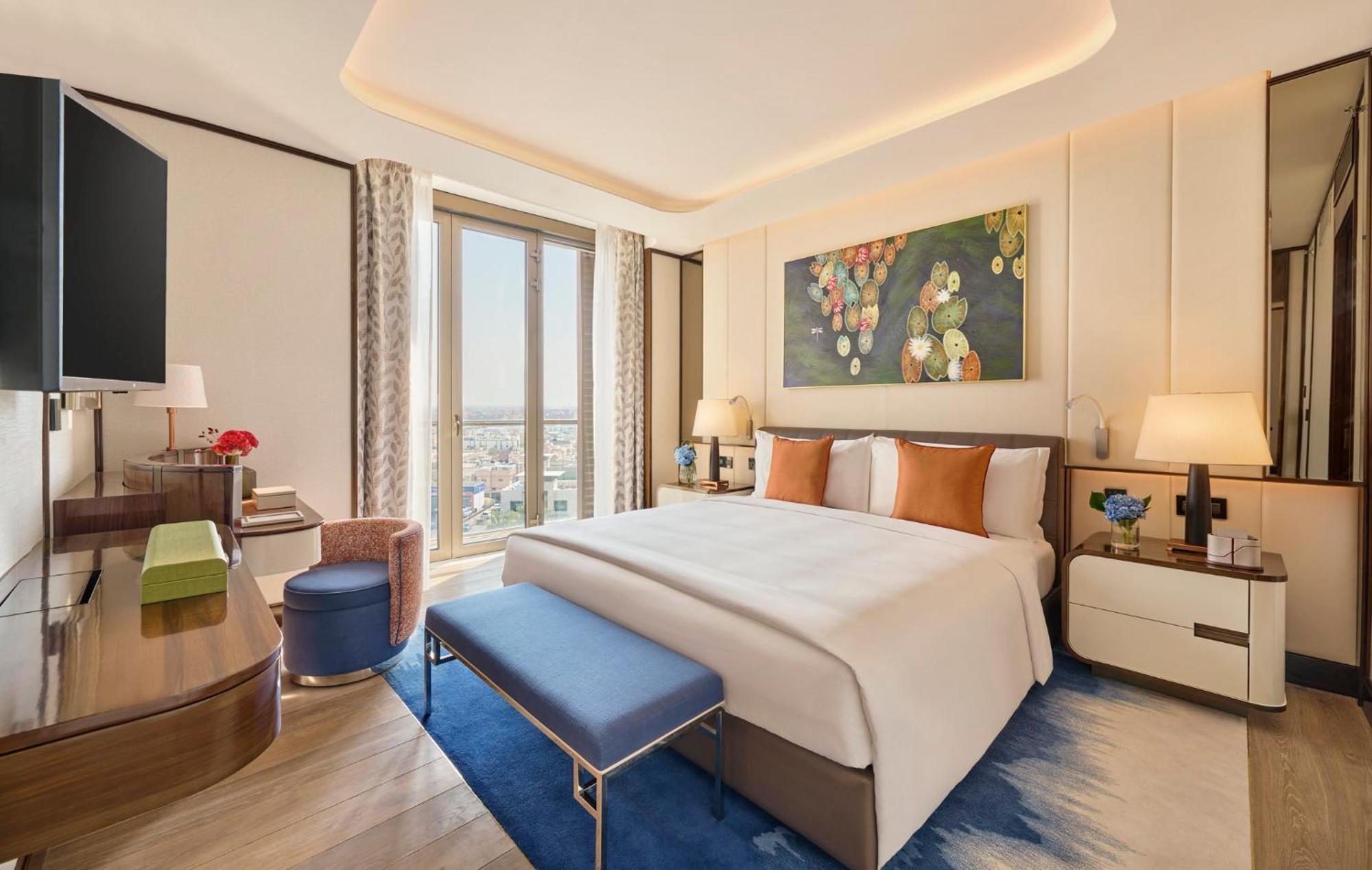Mandarin Oriental Al Faisaliah, Riadh Exterior foto A bedroom at the hotel